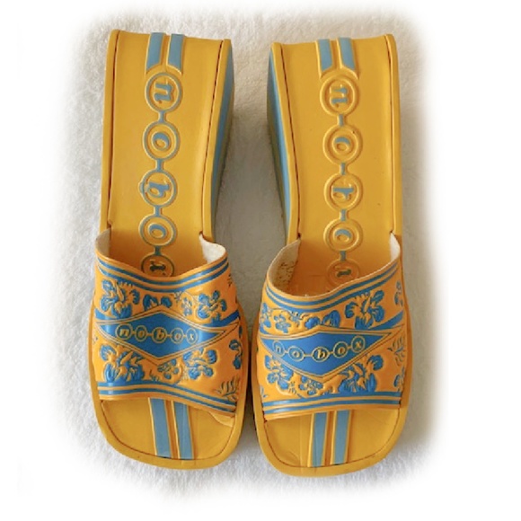 Vintage 90's NOBOX Platform Sandals - Picture 2 of 10